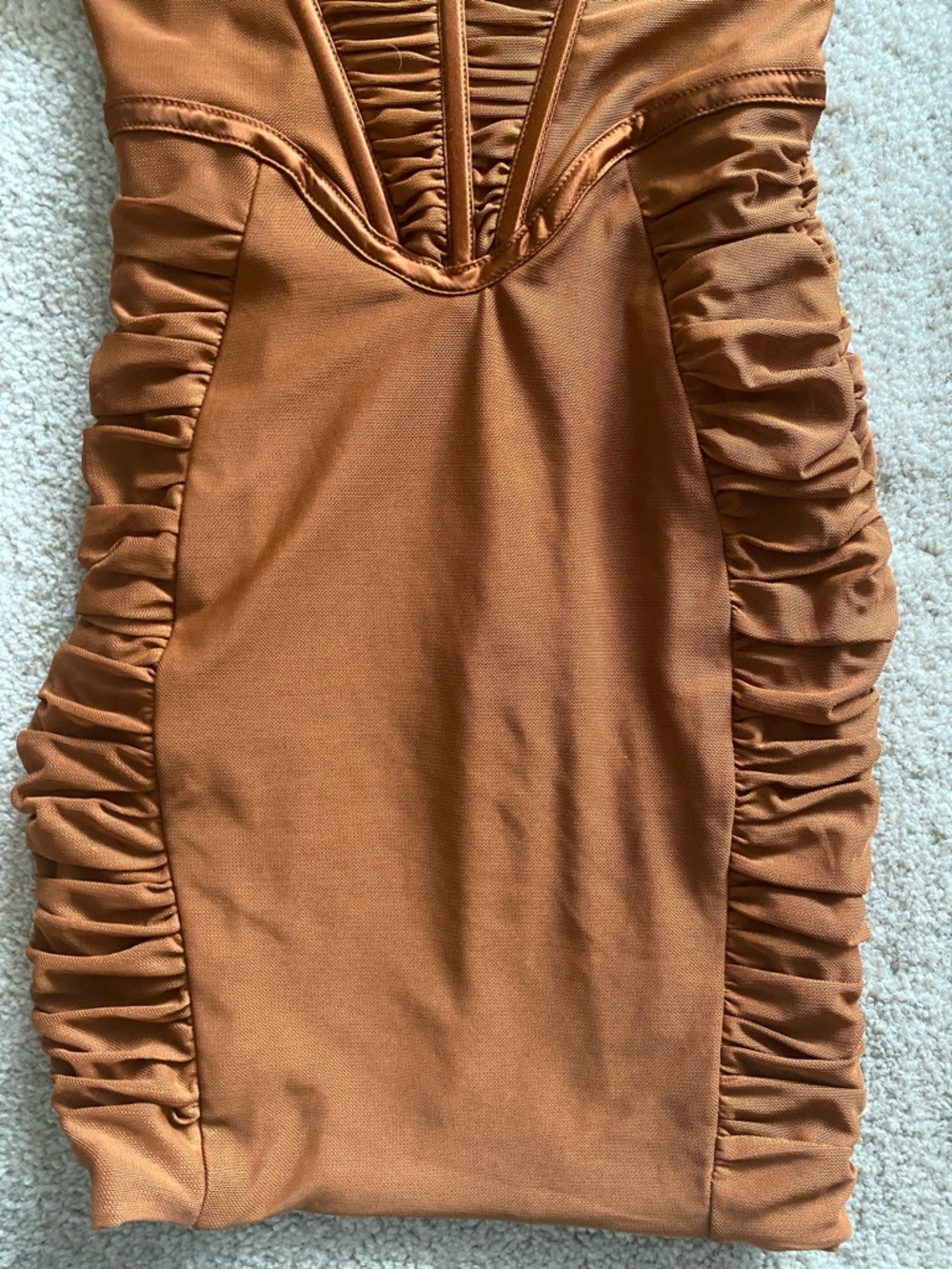 Oh Polly size XS-2 corset mini gathered dress - Picture 3 of 6